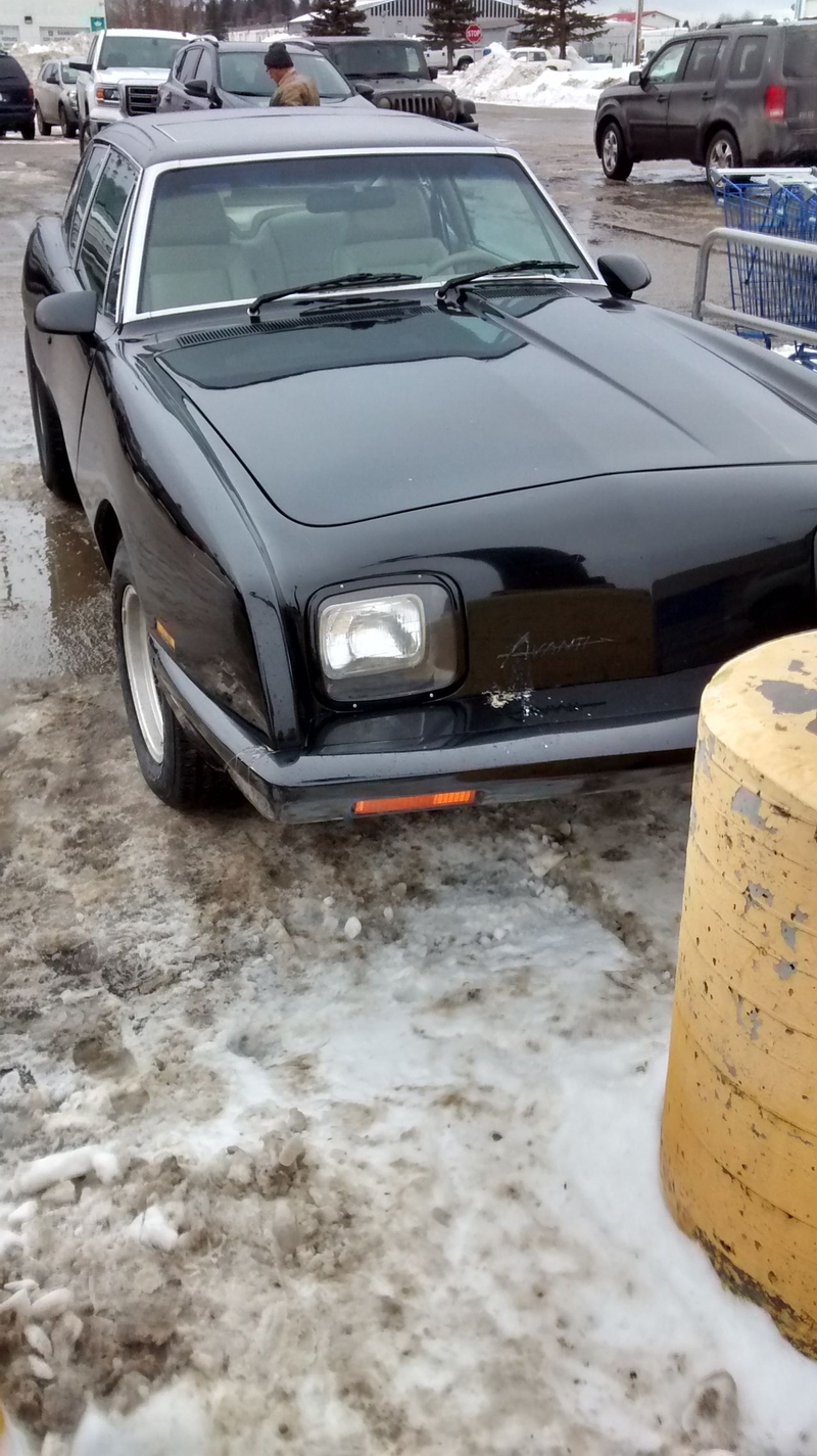 Illustration for article titled Spotted in a snowy Walmart parking lot!